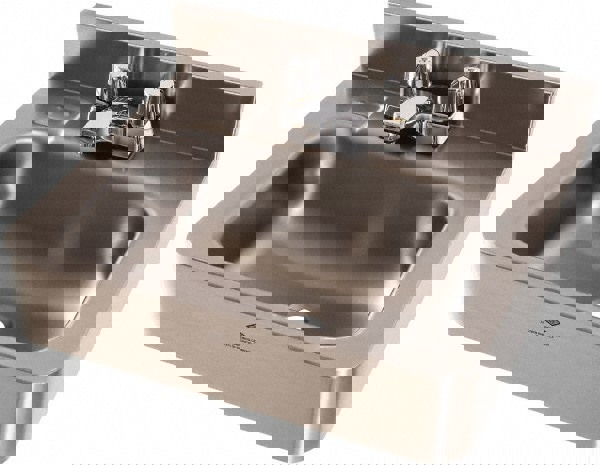 Lavatory Sink: Wall-Hung Mount, 304 Stainless Steel